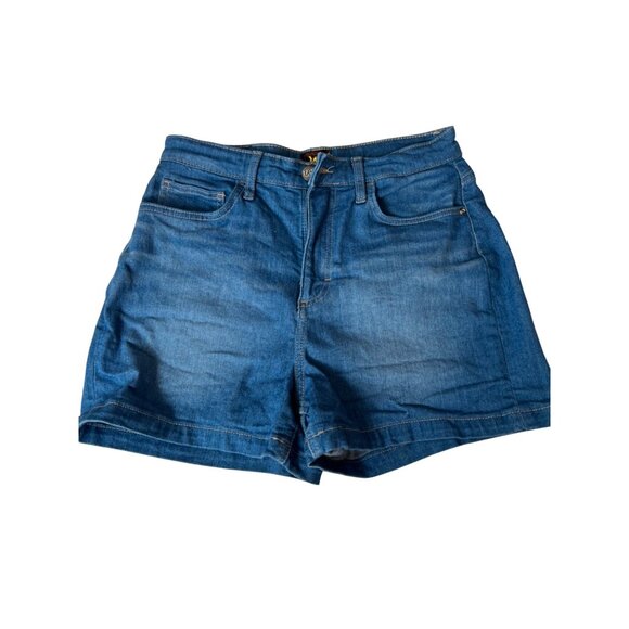 Lee Dark Blue Jean Denim Shorts Women's Size 10 - Picture 1 of 4